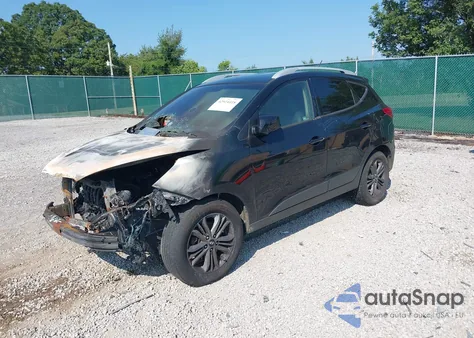 2014 Hyundai Tucson Se из США, поврежденный, VIN KM8JUCAG5EU796424